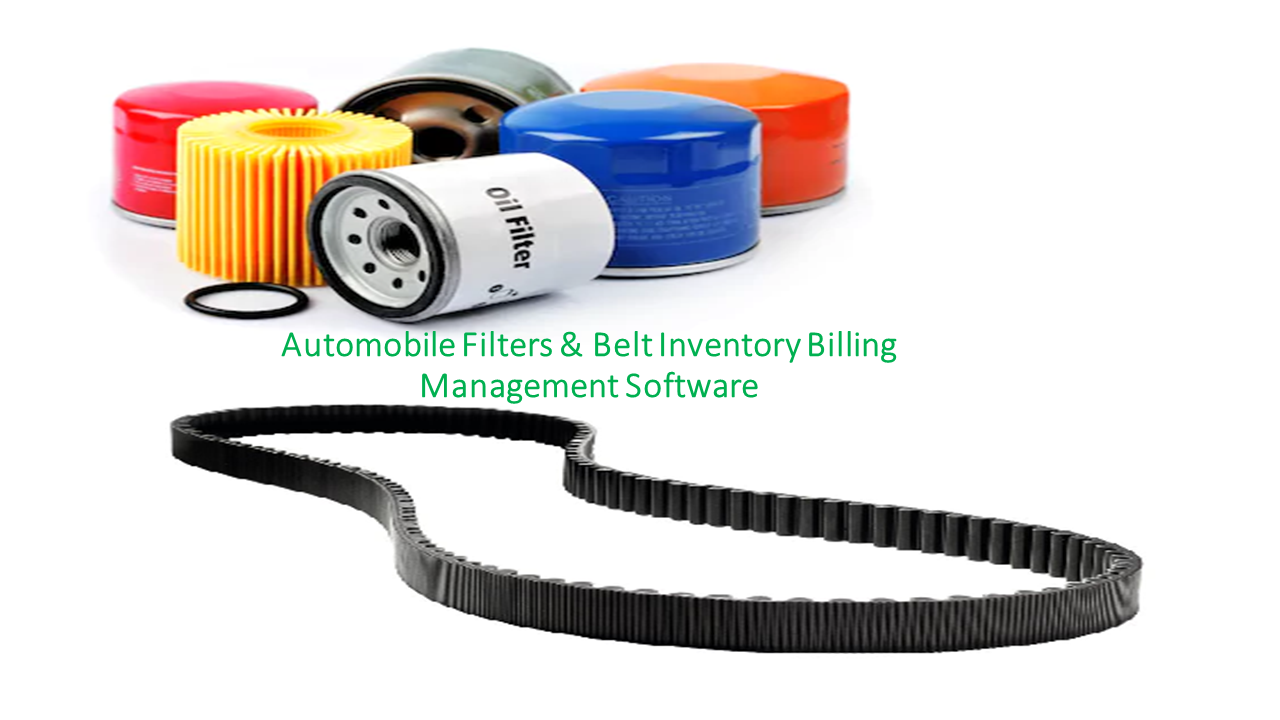 Automobile Filter And Belt Inventory Management Software
