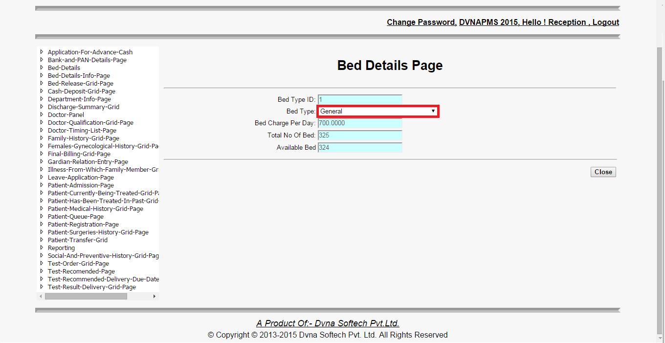 DVNAPMS 2016 | How to check bed available in DVNAPMS 2016 Available Bed Details