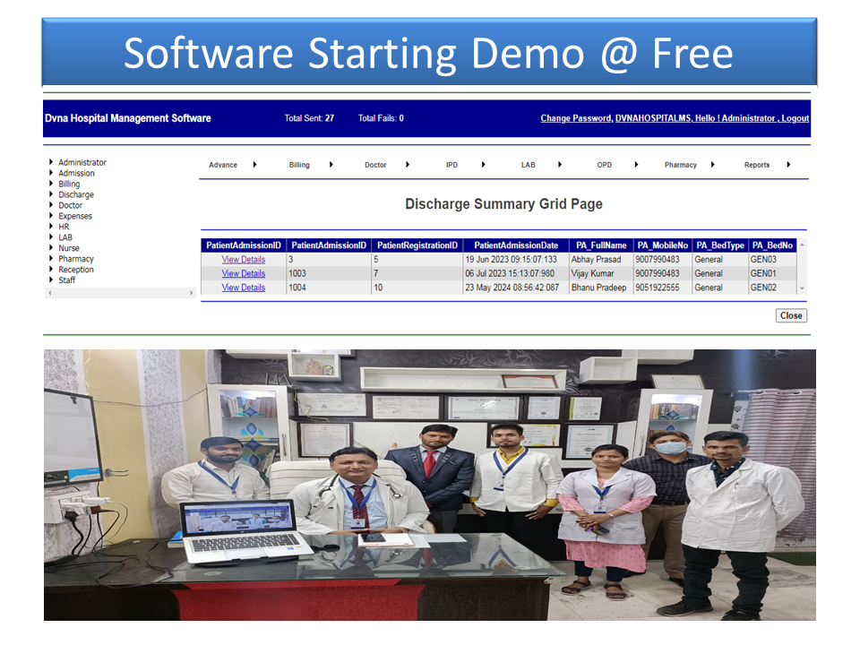 Dvna Hospital Management Software Demo Free